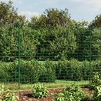 vidaXL Draadgaashek met grondankers 2x25 m groen, Verzenden, Nieuw