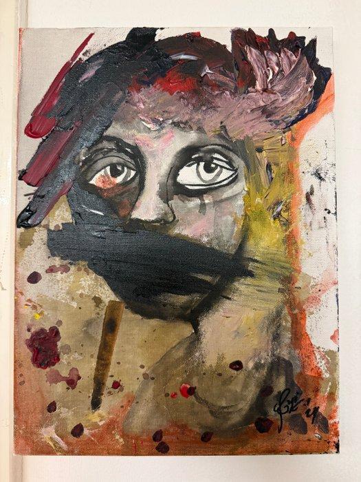 Ezgi Demir - Muted Secrets, Antiek en Kunst, Kunst | Schilderijen | Modern