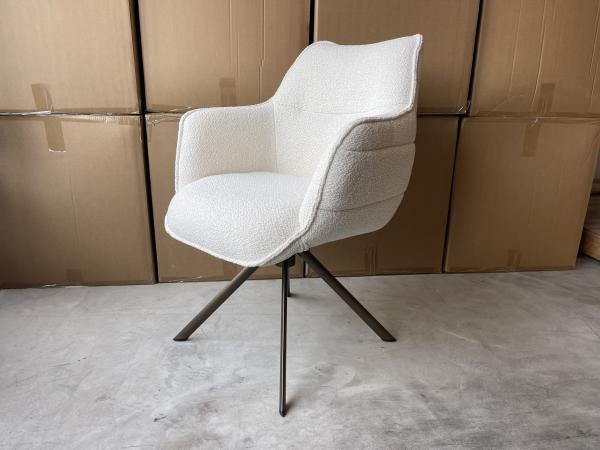 Veiling - Armstoel Mare (Set van 4)  - Stof - Naturel, Huis en Inrichting, Stoelen