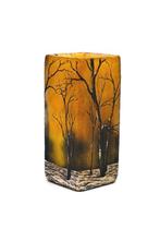 Daum - Vaas - Daum Nancy Winterlandschap (Winter Forest), Antiek en Kunst, Antiek | Glaswerk en Kristal