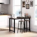 Barstoelen -  - Stalen frame - Modern design - Zwart, Ophalen of Verzenden, Nieuw
