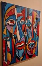 Olena Blinnikova(1963) - Oil painting-Infinitos olhares-No, Antiek en Kunst