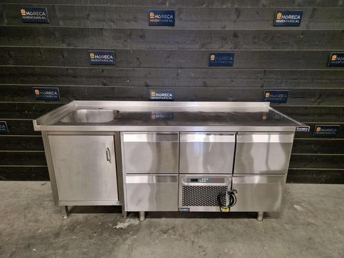 Koelwerkbank | novameta | wasbak | 5-lades | 230V, Zakelijke goederen, Horeca | Keukenapparatuur, Gebruikt, Koelen en Vriezen