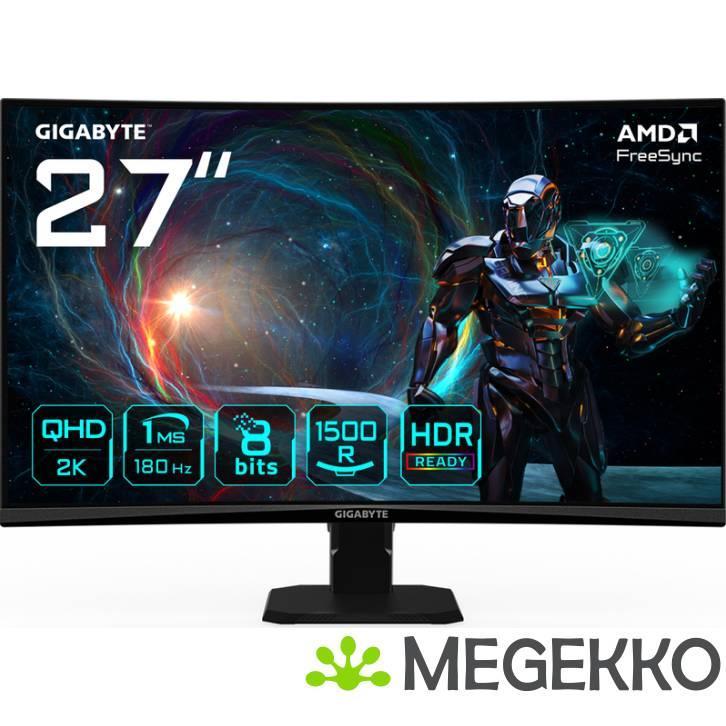 Gigabyte GS27QCA 27  Quad HD 180Hz VA Curved Gaming monitor, Informatique & Logiciels, Ordinateurs & Logiciels Autre, Envoi