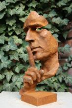 sculptuur, THE WHISPERER - 30 cm - Gietijzer