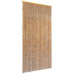 vidaXL Vliegengordijn 90x220 cm bamboe, Doe-het-zelf en Bouw, Deuren en Vliegenramen, Nieuw, Verzenden
