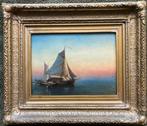 Petrus Paulus Schiedges (1812/13-1876) - Graanboot voor de, Antiek en Kunst, Kunst | Schilderijen | Klassiek