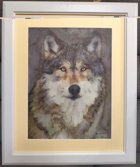 Davor Ivkovi (1965) - Wolf, Antiek en Kunst, Kunst | Schilderijen | Klassiek