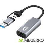 LevelOne USB-0423 netwerkkaart Ethernet 2500 Mbit/s, Verzenden