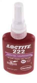 Loctite 222 Paars 50 ml Schroefdraad borger, Verzenden, Nieuw