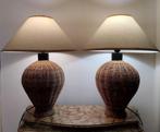 Tafellamp (2) - Rotan, Antiquités & Art