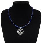 Lapis lazuli - Maanspentagram - Mystieke Bescherming,