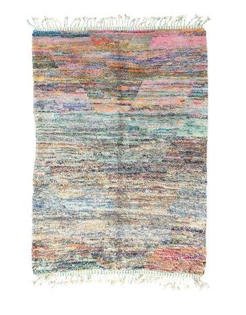 Luxurious Handwoven Berber Mrirt Rug – 100% Wool, - Tapis -