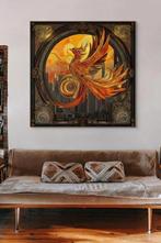I_KONIQ (1969) - Phoenix - the rebirth of a new life -, Antiek en Kunst