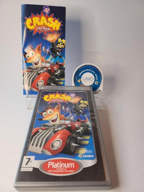 Crash Tag Team Racing Platinum Playstation Portable, Consoles de jeu & Jeux vidéo, Jeux | Sony PlayStation Portable, Enlèvement ou Envoi