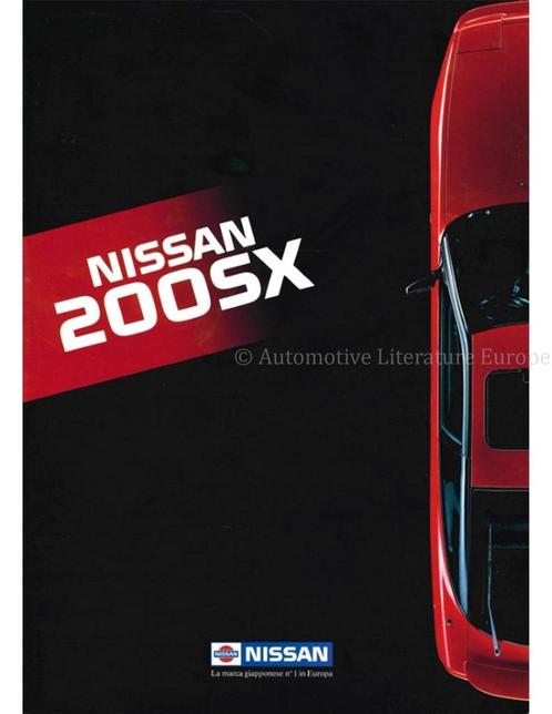 1991 NISSAN 200SX BROCHURE ITALIAANS, Boeken, Auto's | Folders en Tijdschriften