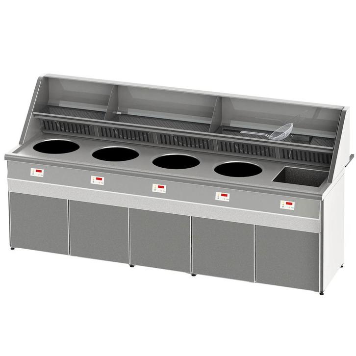 Friteuse | SANTANA | Propaangas | 13+18+18+18+18L | 85kW |, Zakelijke goederen, Horeca | Keukenapparatuur, Nieuw in verpakking
