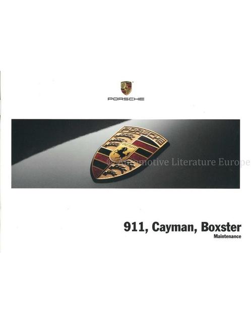 2015 PORSCHE 911 | CAYMAN | BOXSTER GARANTIE & ONDERHOUD, Auto diversen, Handleidingen en Instructieboekjes