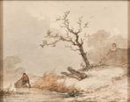 John Francisus Hoppenbrouwers (1819-1866) - Lonely skater in
