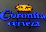 corona extra - Lichtbord - IJzer (gegoten/gesmeed), Plastic, Antiquités & Art, Antiquités | Assiettes décoratives & Carrelages