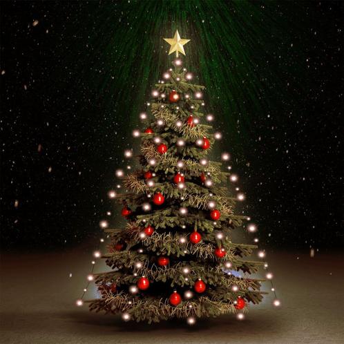 vidaXL Kerstboomverlichting met 180 LEDs net 180 cm, Maison & Meubles, Lampes | Autre, Envoi