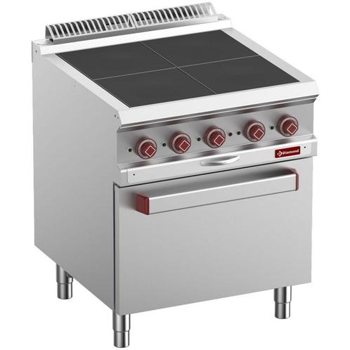 Elektrisch fornuis 4 verlaagde platen, op oven GN 2/1, Articles professionnels, Horeca | Équipement de cuisine, Envoi