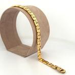 Armband - 18 karaat Geel goud - Volledige linkarmband, Handtassen en Accessoires, Armbanden, Nieuw