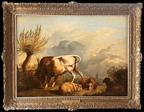 Jacob Van Strij (1756–1815), Attribué(e) à - Paesaggio, Antiek en Kunst, Kunst | Schilderijen | Klassiek