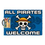 One Piece Deurmat All Pirates Welcome 60 x 40 cm, Verzamelen, Nieuw, Ophalen of Verzenden