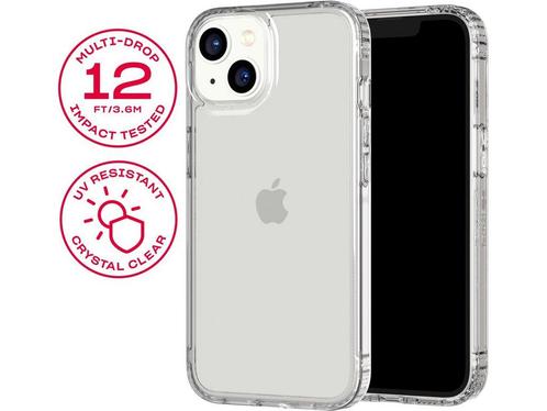 Tech21 Evo Clear - iPhone 14/iPhone 16e/iPhone 13 hoesje -, Telecommunicatie, Mobiele telefoons | Apple iPhone, Zo goed als nieuw