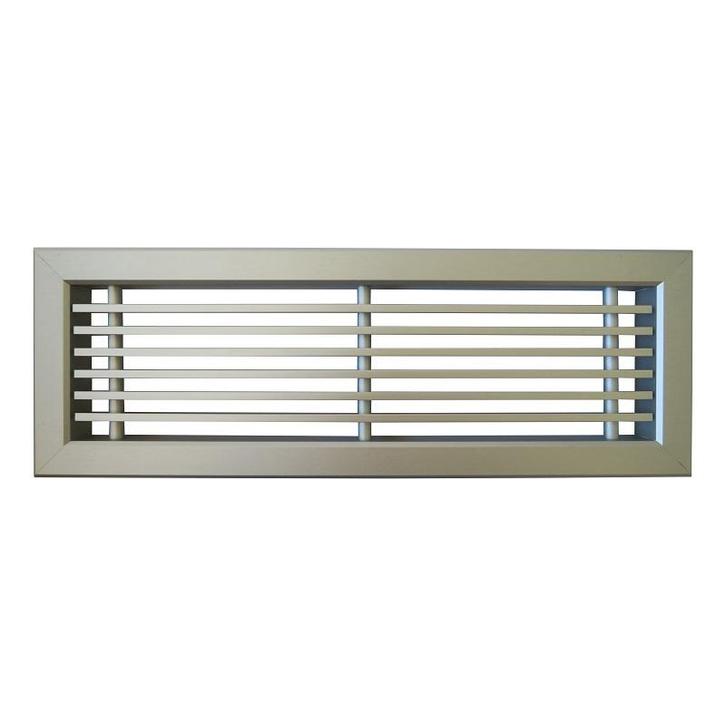 Vloerrooster 350 x 100 mm - LUXE LIJN - aluminium, Doe-het-zelf en Bouw, Ventilatie en Afzuiging, Nieuw, Verzenden