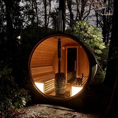 Buitensauna van Welvaere | Altijd ontspannen in eigen tuin, Sport en Fitness, Sauna, Fins of Traditioneel, Complete sauna, Nieuw