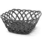 Brood-/Fruitmand | Kunststof | Zwart | 190x190x80(h)mm, Verzenden, Nieuw in verpakking