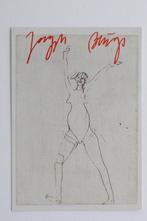 Joseph Beuys (1921-1986) - Karte Mädchen, signiert, Antiek en Kunst