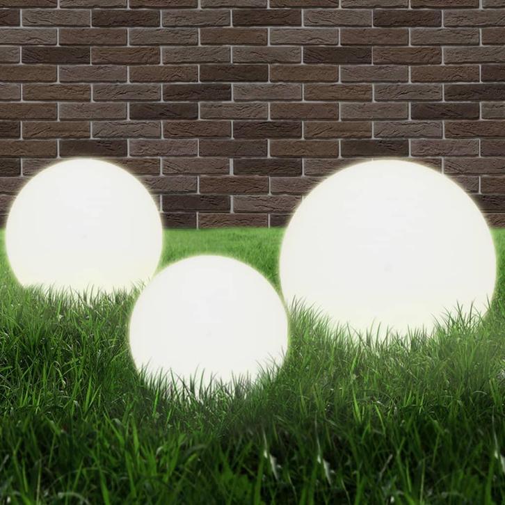 3 LED Bolampen Set | Retour Deal | 40% Korting, Tuin en Terras, Buitenverlichting, Minder dan 50 watt, Nieuw, Kunststof, Verzenden
