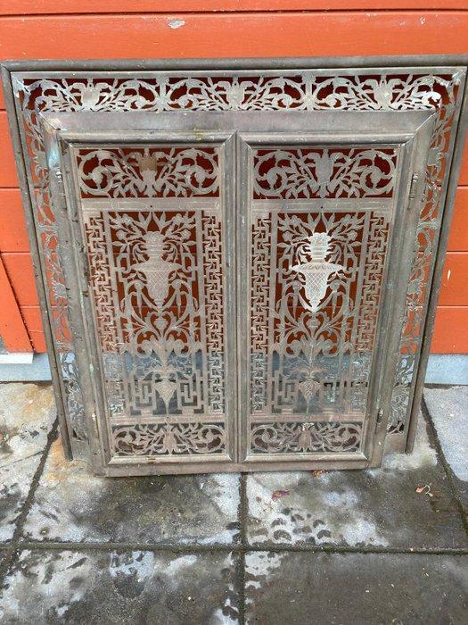 Kachel - Koper - Koperen haarddeuren, Antiek en Kunst, Curiosa en Brocante