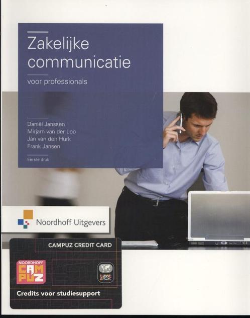 Zakelijke communicatie voor professionals / Vast Boek /, Boeken, Economie, Management en Marketing, Gelezen, Verzenden