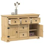 vidaXL Buffet Corona 115x40x76 cm bois massif de pin, Maison & Meubles, Armoires | Dressoirs, Verzenden, Neuf