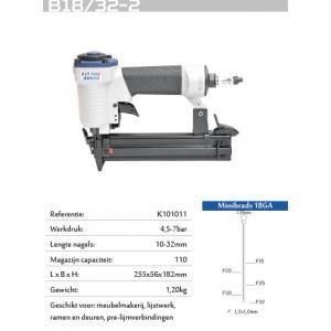 Kitpro basso b18/32-2 nagelnietpistool op perslucht -, Doe-het-zelf en Bouw, Gereedschap | Overige machines