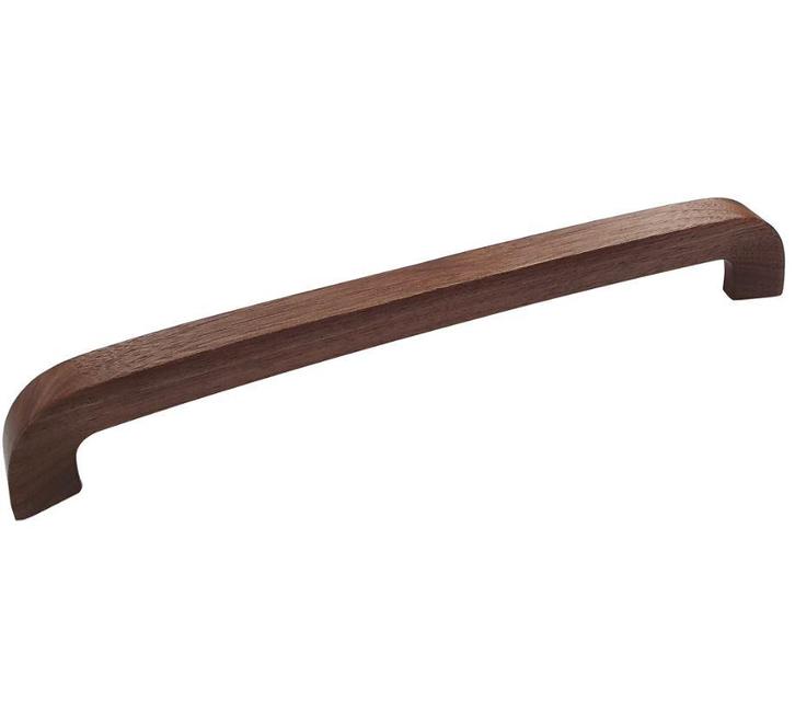 Greep Gotenburg Walnoot gelakt 224 mm, Doe-het-zelf en Bouw, Hang- en Sluitwerk, Klink of Kruk, Nieuw, Overige materialen