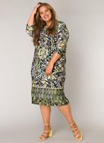 COLLETTA jurk jungle printX-0(44)Maat 42/44 (L), Kleding | Dames, Verzenden, Nieuw, Maat 42/44 (L), Overige kleuren