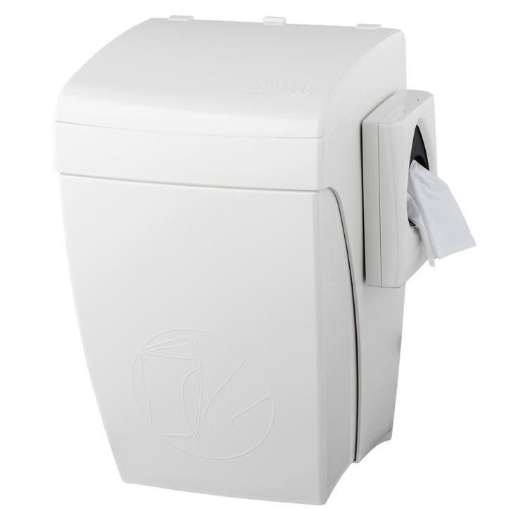Wandafvalbak + Hygiënezakjesdispenser | PlastiQline |, Articles professionnels, Horeca | Équipement de cuisine, Envoi
