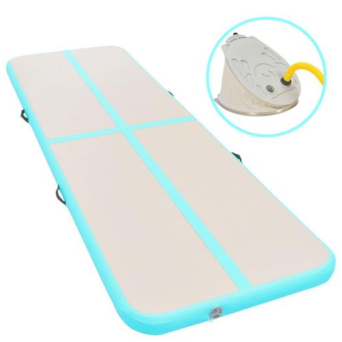 vidaXL Tapis gonflable de gymnastique avec pompe, Sport en Fitness, Yoga en Pilates, Verzenden