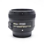 Nikon 50mm F1.8G AF-S Nikkor Objectief (Occ), Audio, Tv en Foto, Foto | Lenzen en Objectieven, Ophalen of Verzenden, Zo goed als nieuw