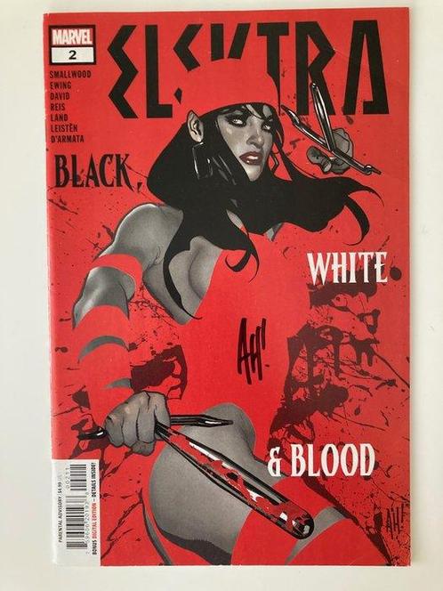Elektra: Black, White & Blood #2 - Signed by Adam Hughes - 1, Boeken, Strips | Comics