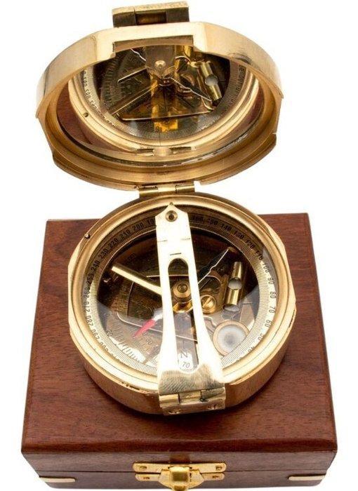 Nautisch kompas - Messing - Nautisch messing Kompas in, Antiquités & Art, Curiosités & Brocante