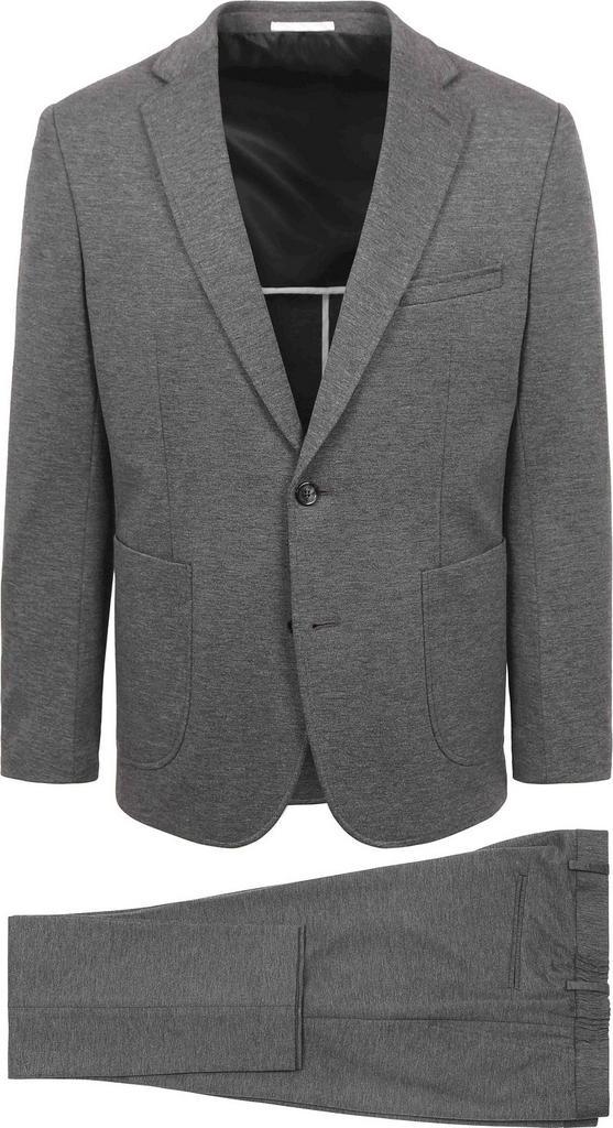 Suitable Jersey Suit Antraciet maat Overige maten Heren, Kleding | Heren, Kostuums en vesten, Grijs, Nieuw, Overige maten, Verzenden