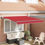 vidaXL Zonnescherm Rood 3 x 2,5 m Polyester en metaal, Verzenden, Nieuw