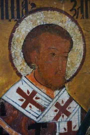 Icoon - Sint Johannes Chrysostomos - Hout