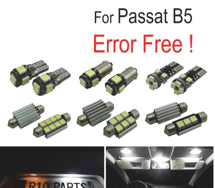 Kit 17 Ampoules Led Intérieur Pour Volkswagen Vw Passat B5 9, Auto-onderdelen, Verlichting, Verzenden